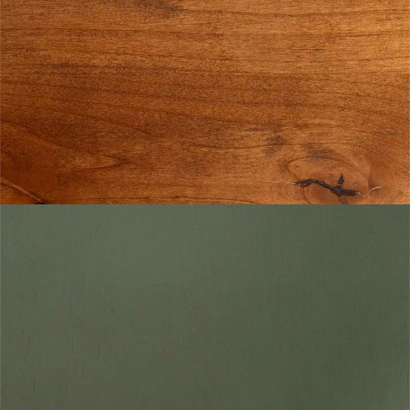 Modern Farmhouse Style 24-Inch Side Table — No Assembly Required, Two-Tone Finish