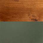 Modern Farmhouse Style 24-Inch Side Table — No Assembly Required, Two-Tone Finish