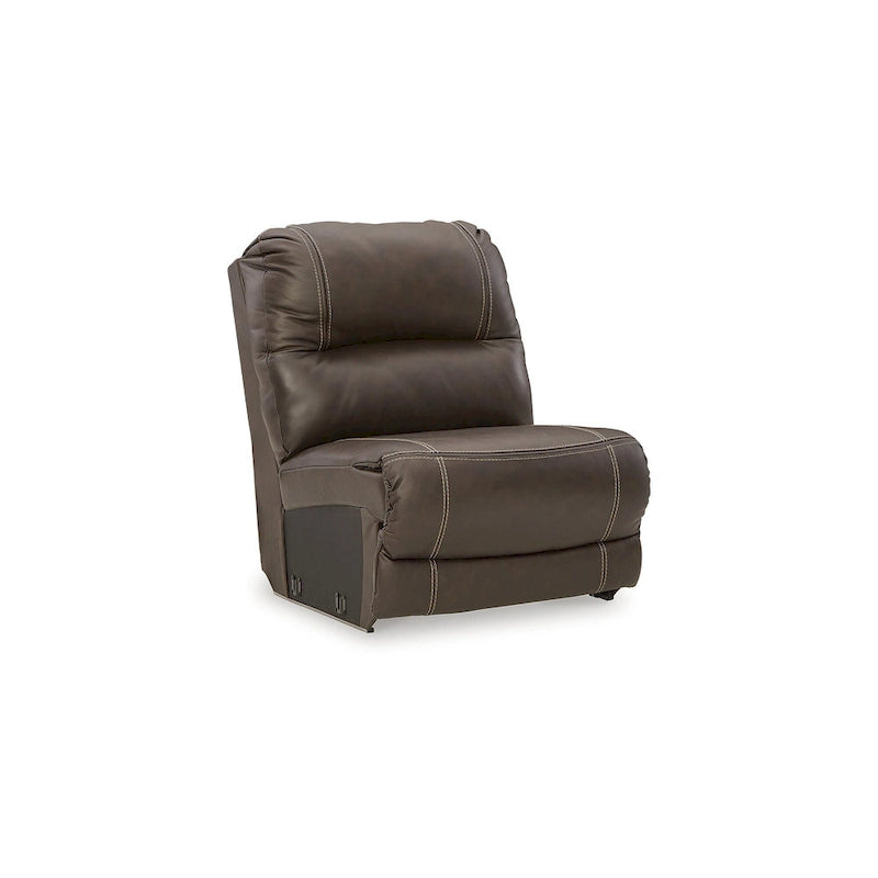 Signature Design by Ashley Dunleith Brown 7-Piece Power Reclining Sectional - 136W x 136D x 43H