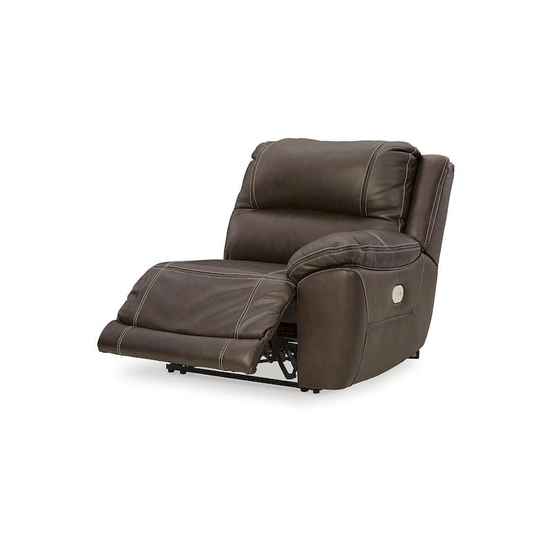 Signature Design by Ashley Dunleith Brown 7-Piece Power Reclining Sectional - 136W x 136D x 43H