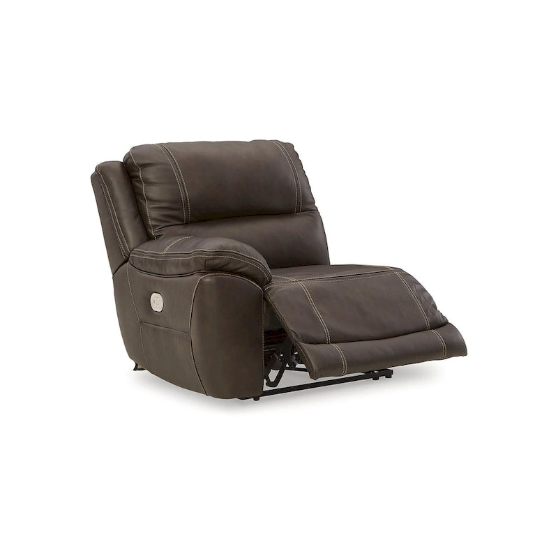 Signature Design by Ashley Dunleith Brown 7-Piece Power Reclining Sectional - 136W x 136D x 43H