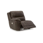 Signature Design by Ashley Dunleith Brown 7-Piece Power Reclining Sectional - 136W x 136D x 43H