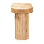 Iryna Modern Bohemian Natural Rattan Console Table