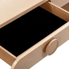 Moonrise Natural Ash 2-Drawer Vanity Desk