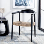 SAFAVIEH Anastasia Rattan Peel Accent Chair - 24.8 W x 18.9 L x 30.7 H - 25Wx19Dx31H