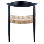 SAFAVIEH Anastasia Rattan Peel Accent Chair - 24.8 W x 18.9 L x 30.7 H - 25Wx19Dx31H