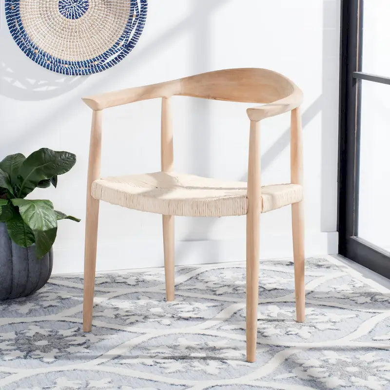 SAFAVIEH Besse Foc Twist Accent Chair - 24.8 W x 18.9 L x 30.7 H - 25Wx19Dx31H