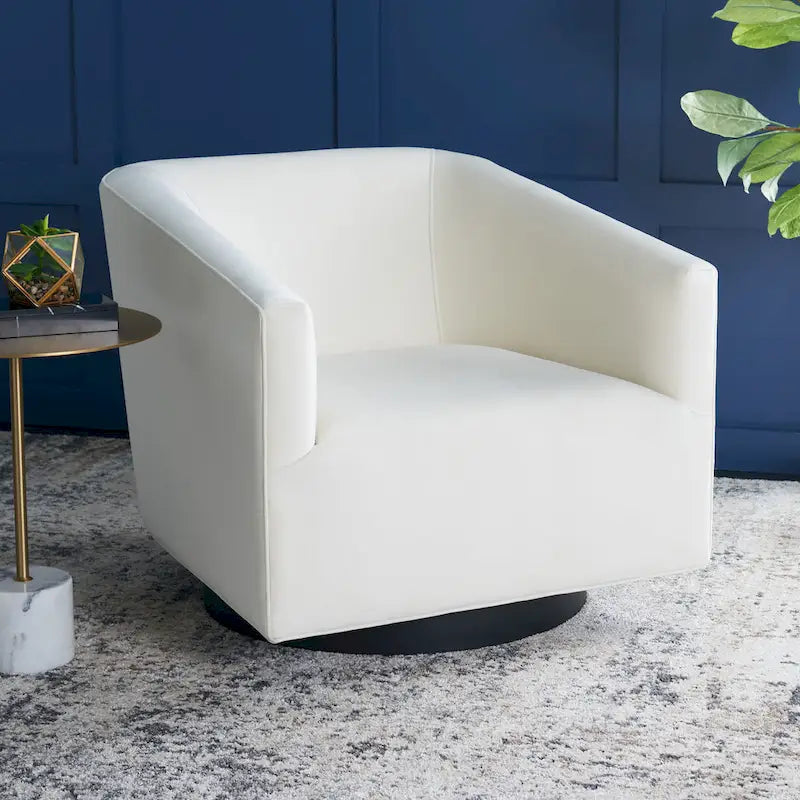 SAFAVIEH Frona Accent Chair (Fully Assembled) - 32 W x 33 D x 29 H - 32Wx33Dx28H