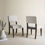 SAFAVIEH Couture Alcinda Wood Dining Chair (Set of 2) - 21 W x 20.5 L x 34.75 H - 21Wx24Dx35H