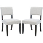 SAFAVIEH Couture Alcinda Wood Dining Chair (Set of 2) - 21 W x 20.5 L x 34.75 H - 21Wx24Dx35H