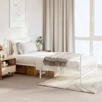 vidaXL Metal Bed Frame, No Mattress