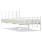 vidaXL Metal Bed Frame, No Mattress