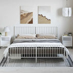 vidaXL Metal Bed Frame, No Mattress