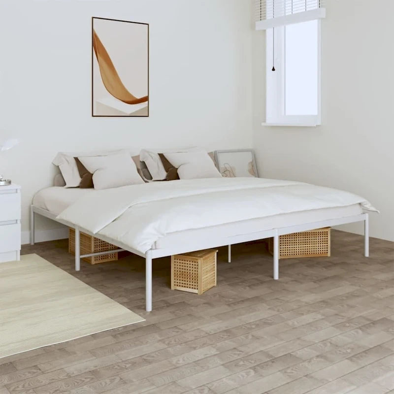 vidaXL Metal Bed Frame, No Mattress