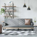 vidaXL Sleeper Sofa with Armrests Sofa Couch Recliner Chair Loveseat Fabric - 80.7 x 35 x 27.6