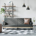vidaXL Sleeper Sofa with Armrests Sofa Couch Recliner Chair Loveseat Fabric - 80.7 x 35 x 27.6