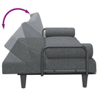 vidaXL Sleeper Sofa with Armrests Sofa Couch Recliner Chair Loveseat Fabric - 80.7 x 35 x 27.6