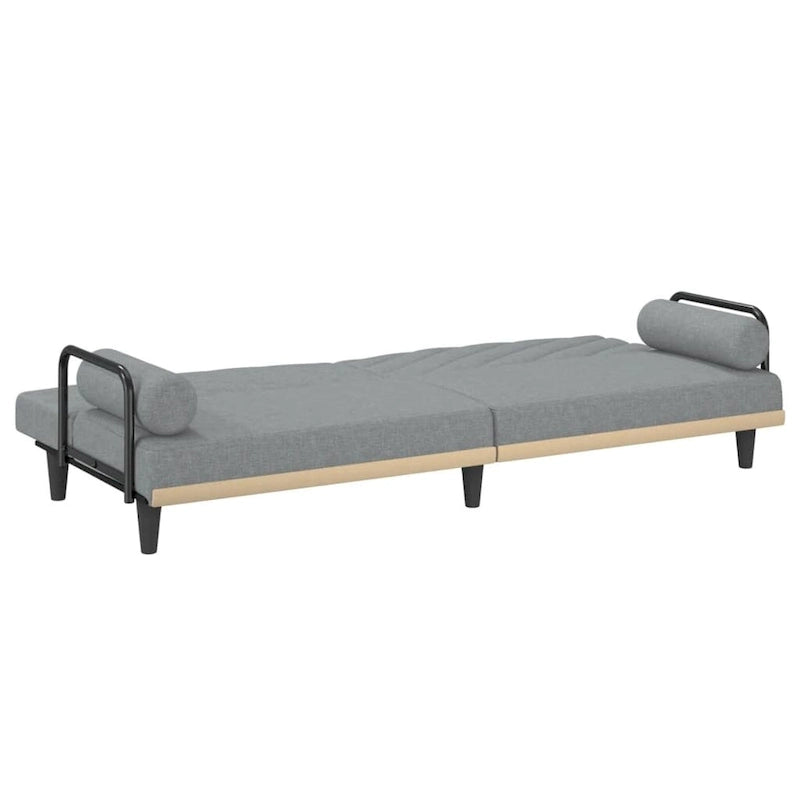 vidaXL Sleeper Sofa with Armrests Sofa Couch Recliner Chair Loveseat Fabric - 80.7 x 35 x 27.6