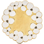 SAFAVIEH Augusta Floral Accent Table - 16 In. W x 16 In. D x 18 In. H - 16Wx16Dx18H