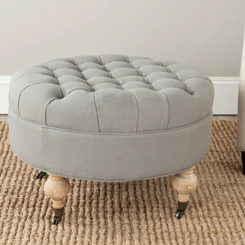 SAFAVIEH Shaunna Round Ottoman
