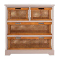 SAFAVIEH Eilike 4-Drawer White Storage Cabinet - 29.1 x 13.8 x 30.3 - 29Wx14Dx30H