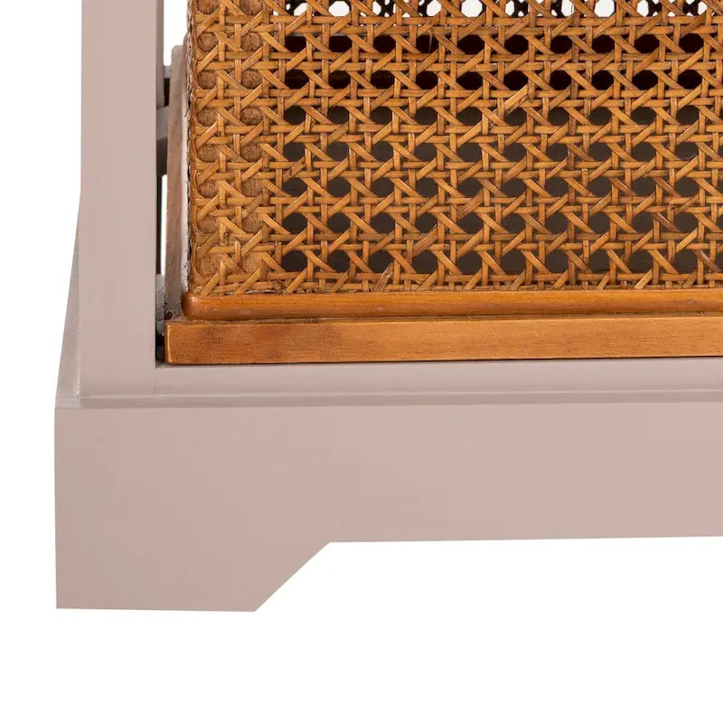 SAFAVIEH Eilike 4-Drawer White Storage Cabinet - 29.1 x 13.8 x 30.3 - 29Wx14Dx30H
