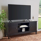 Two-Door Single-Tier TV Stand — 47.3" W x 15.8" D x 20" H