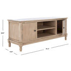 Two-Door Single-Tier TV Stand — 47.3" W x 15.8" D x 20" H