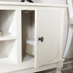 Two-Door Single-Tier TV Stand — 47.3" W x 15.8" D x 20" H