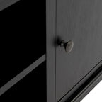 Two-Door Single-Tier TV Stand — 47.3" W x 15.8" D x 20" H