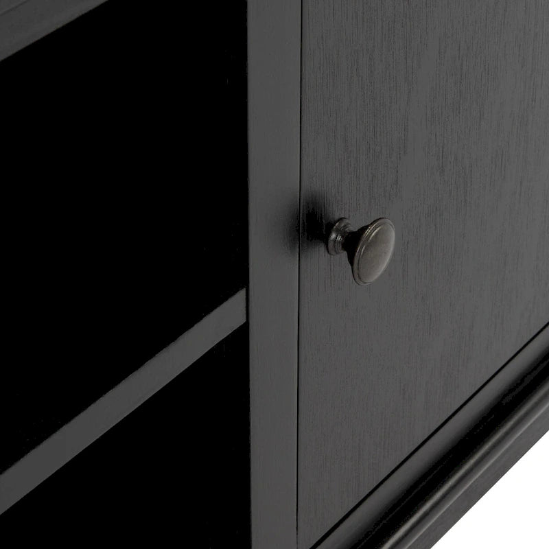 Two-Door Single-Tier TV Stand — 47.3" W x 15.8" D x 20" H