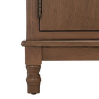Two-Door Single-Tier TV Stand — 47.3" W x 15.8" D x 20" H