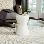Concrete Indoor/Outdoor Accent Table — 12.2 x 12.2 x 17.3 — 12" W x 12" D x 17" H