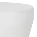 Concrete Indoor/Outdoor Accent Table — 12.2 x 12.2 x 17.3 — 12" W x 12" D x 17" H