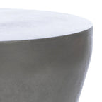 Concrete Indoor/Outdoor Accent Table — 12.2 x 12.2 x 17.3 — 12" W x 12" D x 17" H