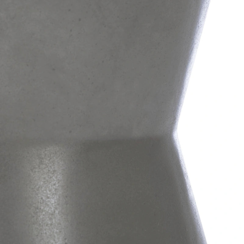 Concrete Indoor/Outdoor Accent Table — 12.2 x 12.2 x 17.3 — 12" W x 12" D x 17" H