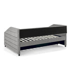 Twin Size Daybed with Two Drawers Upholstered Tufted Sofa Bed