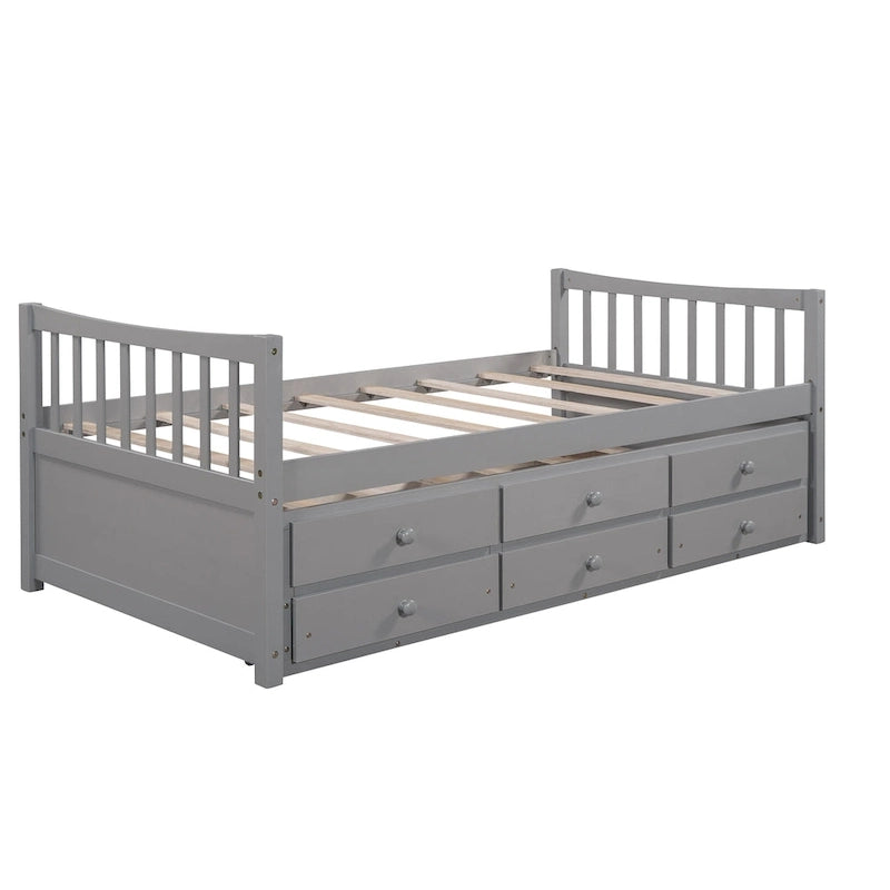 Daybed with Trundle and Drawers