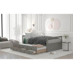 Daybed with Trundle and Drawers