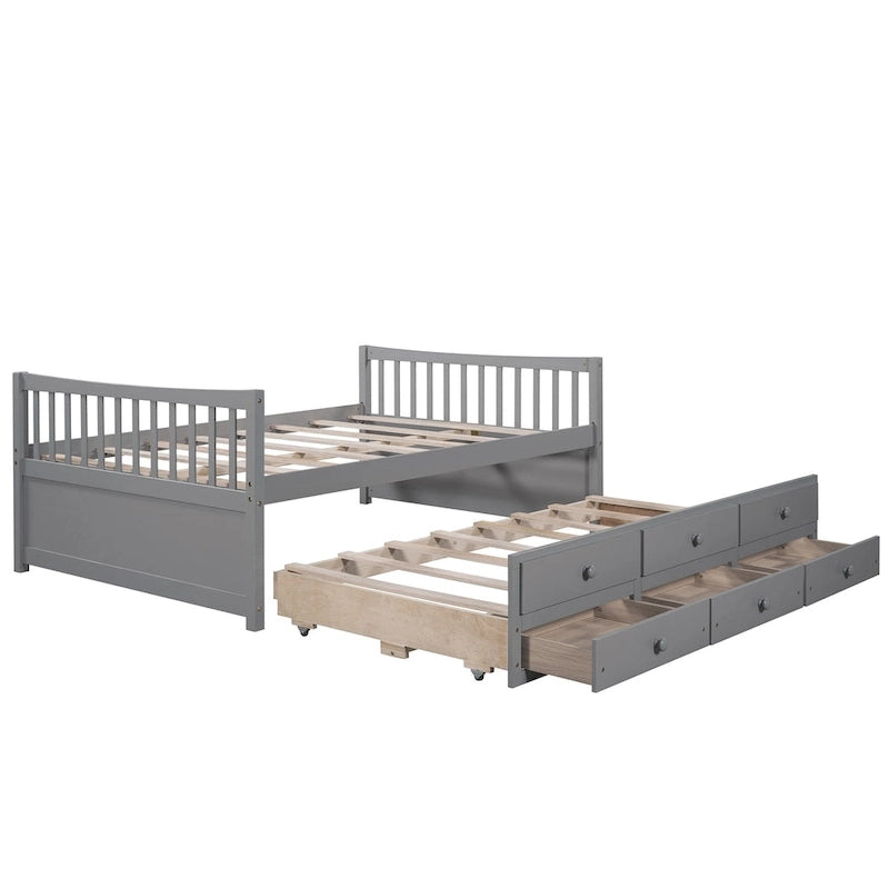 Daybed with Trundle and Drawers