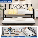 Moasis Twin Daybed with Pull Out Trundle