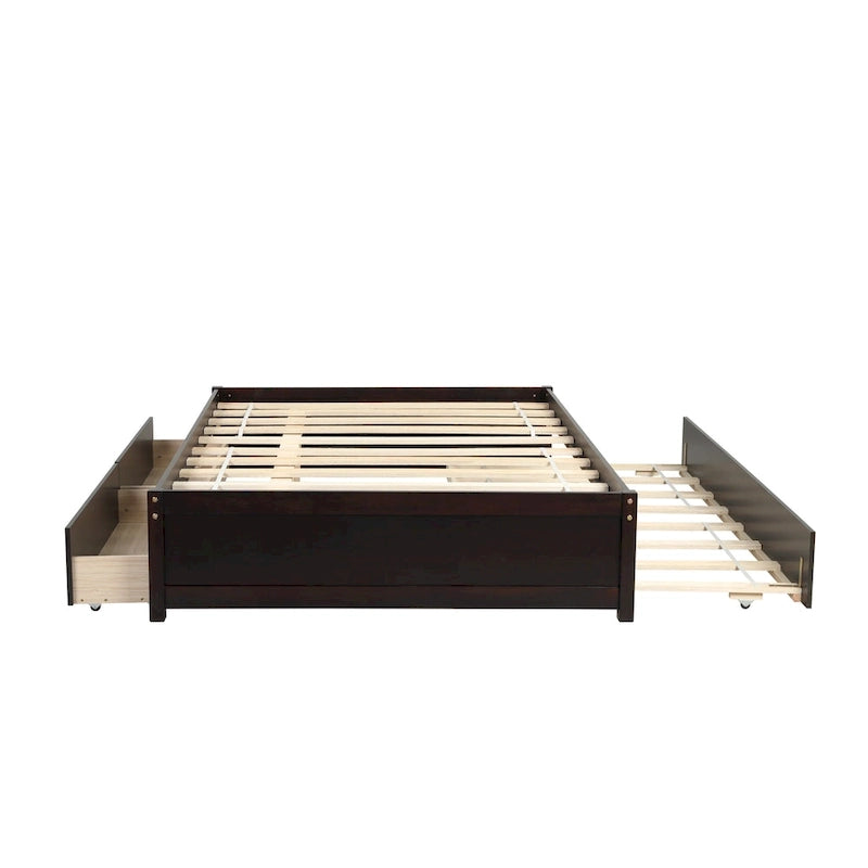 Full Bed with Two Drawers