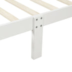 Oaks Aura Wood Platform Bed Twin Bed Frame Mattress Foundation Sleigh Bed with Headboard/Footboard/Wood Slat Support