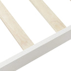 Oaks Aura Wood Platform Bed Twin Bed Frame Mattress Foundation Sleigh Bed with Headboard/Footboard/Wood Slat Support