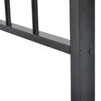 Mieres Industrial Metal Platform Bed Frame with Headboard & Footboard