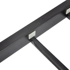 Mieres Industrial Metal Platform Bed Frame with Headboard & Footboard