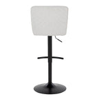 Porch & Den Holden Adjustable Bar Stool with Rounded T Footrest (Set of 2)