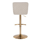 Porch & Den Holden Adjustable Bar Stool with Rounded T Footrest (Set of 2)