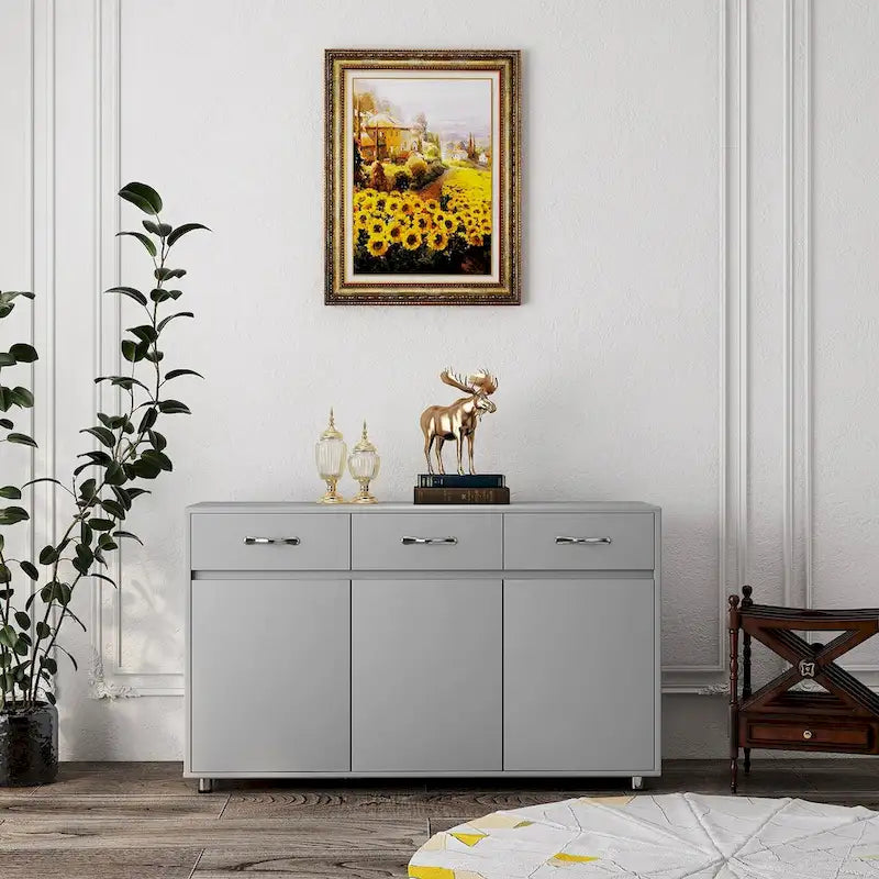 Modern Sidrboard, Side Table with Drawer and Doors