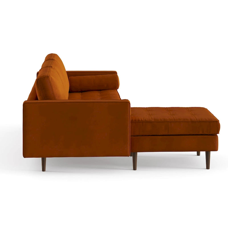 Bloomfield Performance Velvet Reversible Sectional